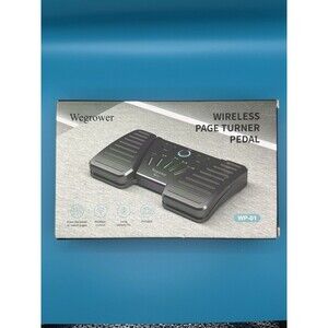 Wireless Page Turner Pedal for Musical Instruments，Portable Bluetooth Foot Pedal